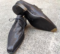 black stingray derby handmade shoes 116-03 (2)